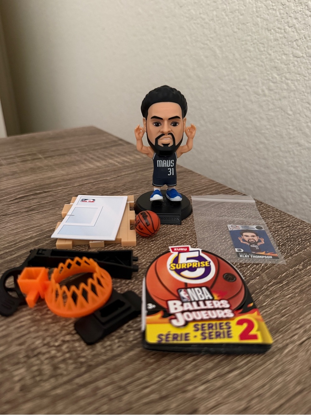 Like-New NBA Ballers/Series 2 RARE!Mavericks KLAY THOMPSON